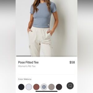 Vuori Pose Fitted Tee